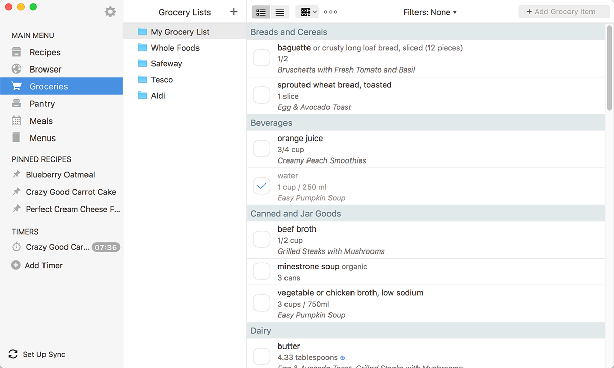 Paprika User Guide for macOS