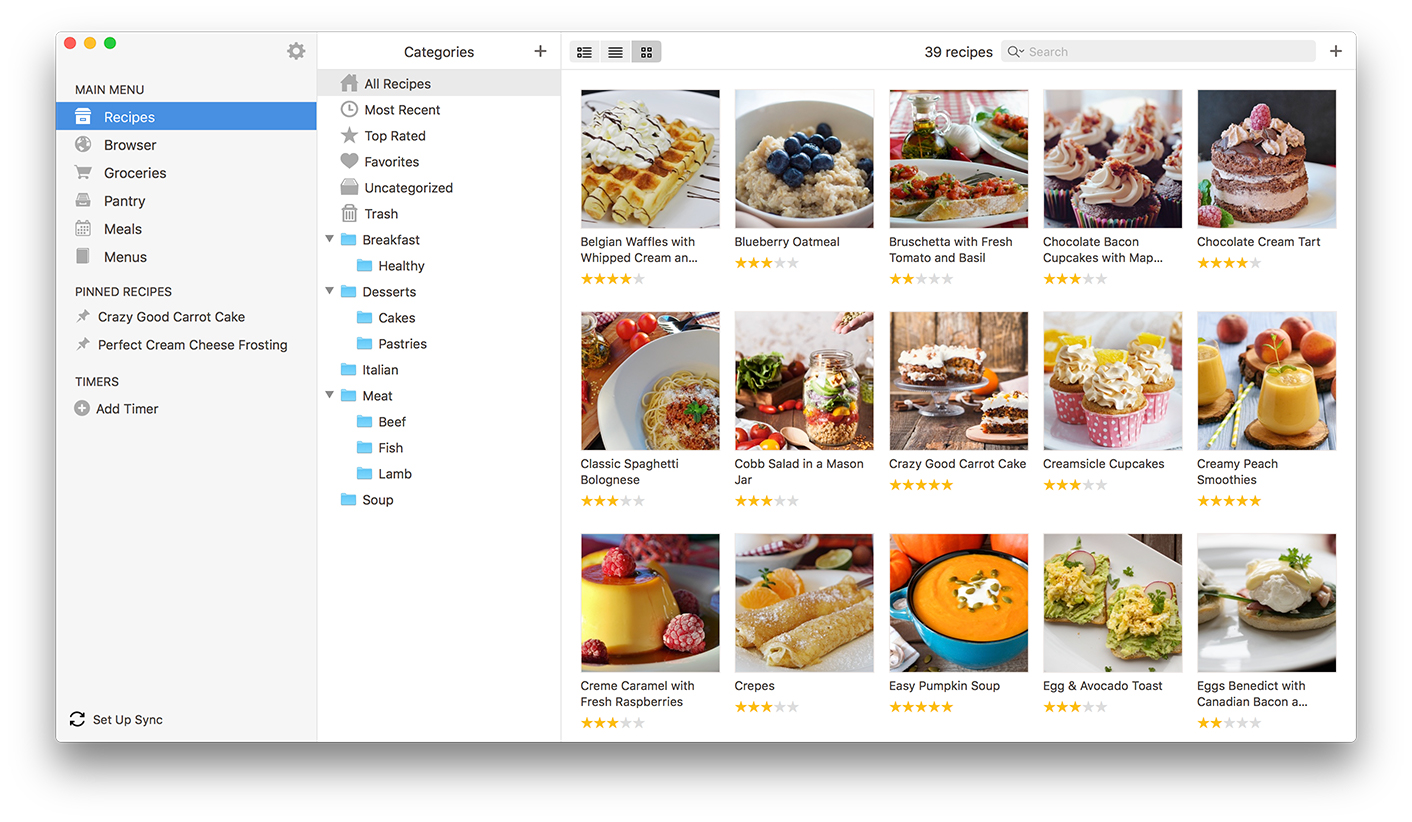 Recipe Organiser Software For Mac